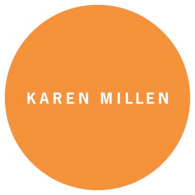 Custom karen millen logo iron on transfers (Decal Sticker) No.100360